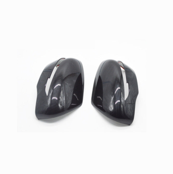 2X ABS Carbon Fiber Side Door Rearview Mirror Cover Trim for Nissan Murano 15-22