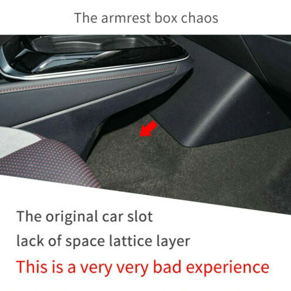 2021 for VW ID.4 ID4 Car Center Console Storage Box Tray Organizer Accessories Q
