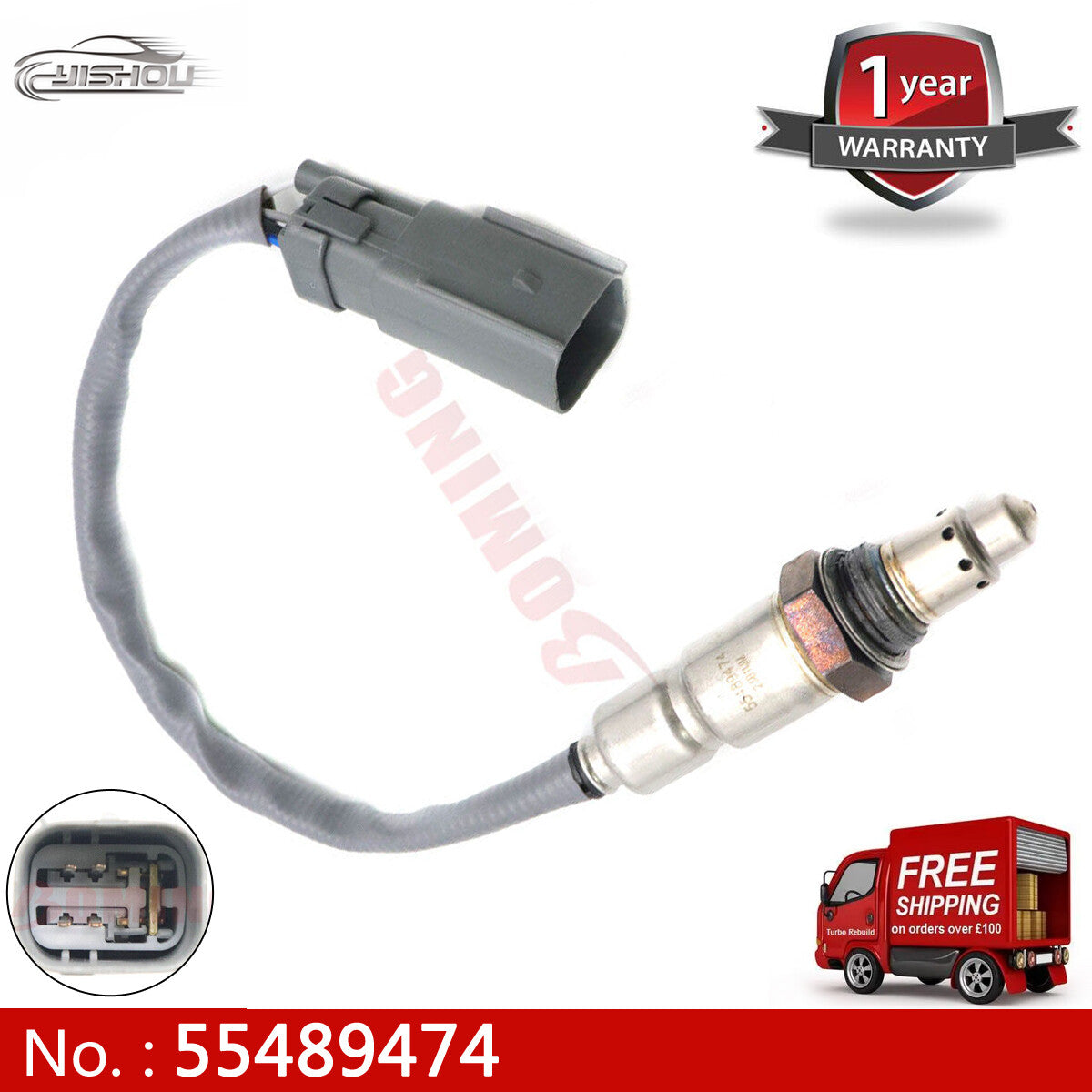 Upstream oxygen sensor 55489474 is suitable for Cadillac CT6 3.0L 3.6L XT4 XT5 for GMC Acadia