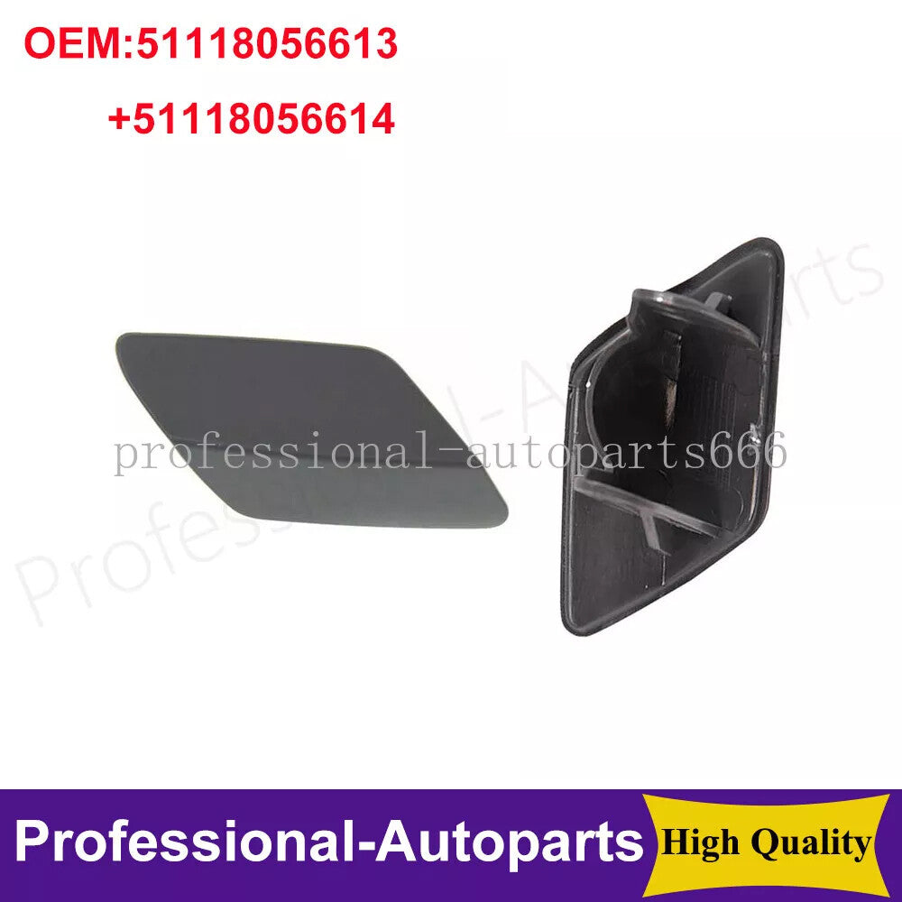 1Pair Left+Right Primed Front Headlight Washer Cap for BMW 3 F30 M-SPORT 11-15