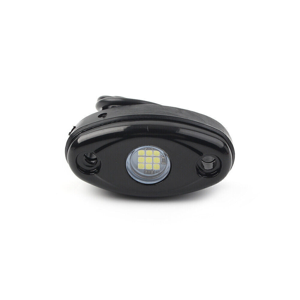 LED Rock Light for Jeep ATV Off-Road Truck Under Body Trail Rig White Lamp Pair