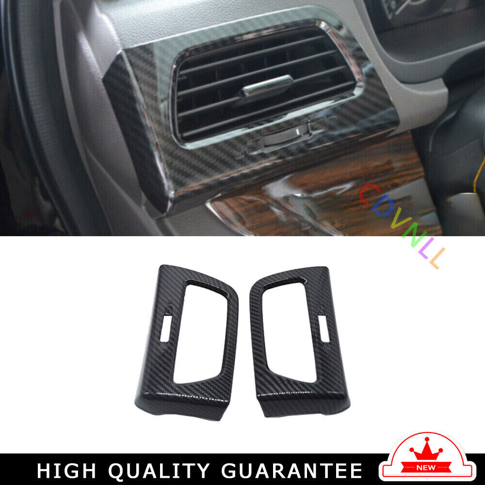 LR AC Air Outlet Vent Cover Trim for Honda CRV CR-V 2012-2016 Carbon Fiber 2PCS
