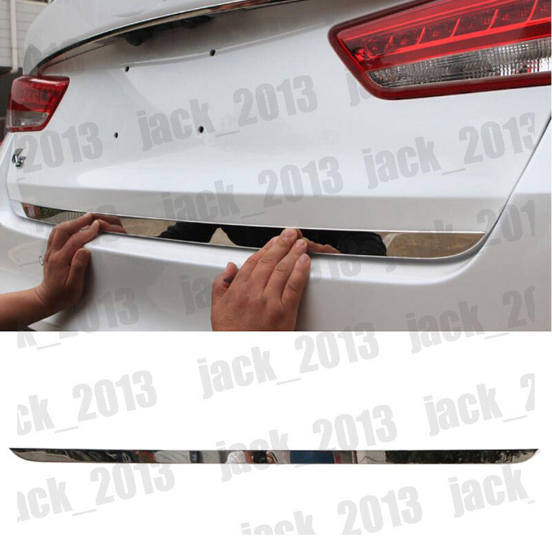 for KIA Optima K5 2016-2019 STAINLESS REAR TRUNK TAIL GATE DOOR LID COVER TRIM