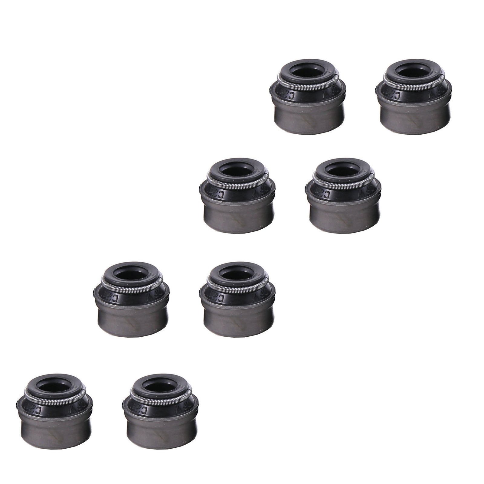 New 8Pcs 7mm Valve Stem Seals Fit for Audi for A4 for VW for Golf for Jetta for Passat 2.0 1.9TDI 8V
