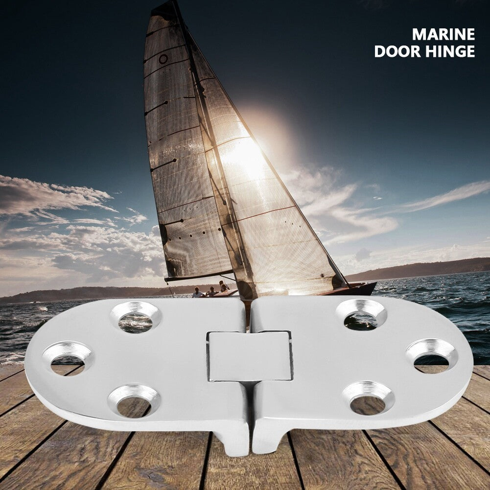 2Pcs Boat Stainless Steel Hinges Stamping Cabinet For Marine Cabin Door 66  30m