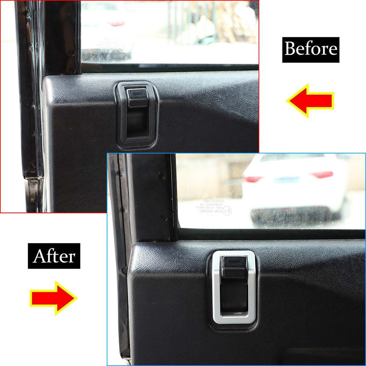 Smoked Roof Cab Marker Light Trim Cover for 2003 - 2009 for HUMMER H2 SUV SUT 4 Pieces New- v