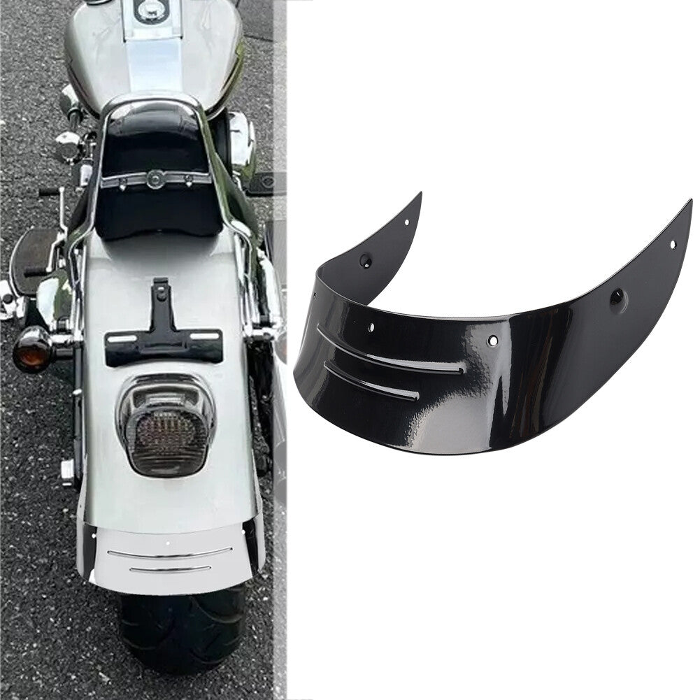 Ribbed Rear Mudguard Tip Edge Trim for Harley Fat Boy Anniversary FLSTF FLSTFI Q