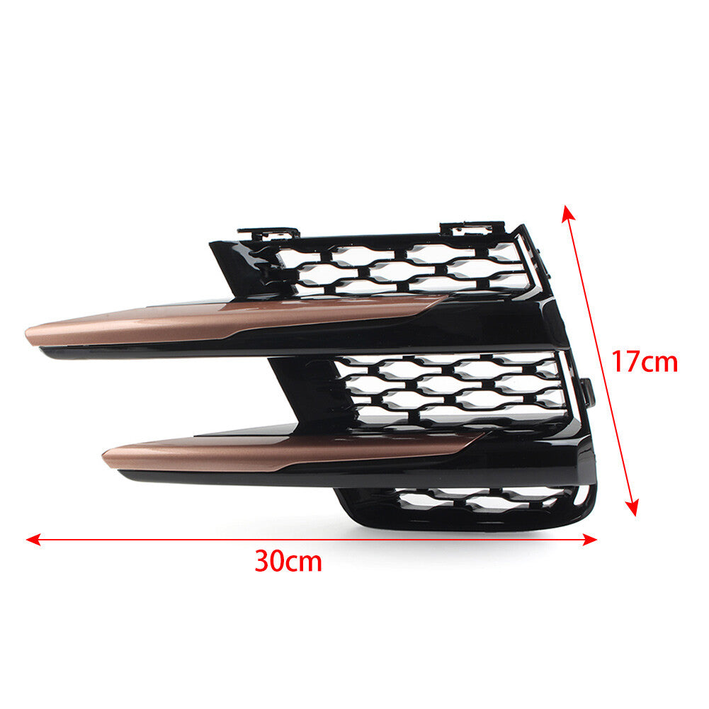 Car Front Bumper Fog Lamp Grille Cover for Land Rover for Range Rover Velar 2018-21