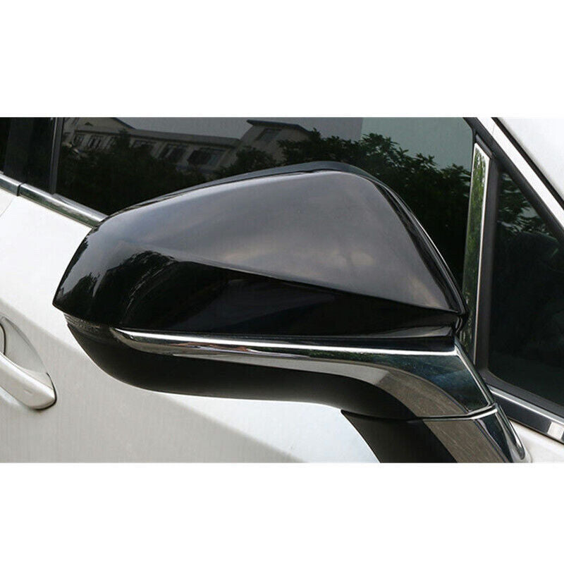 Glossy Black Door Side Mirror Cover Trim ABS for Lexus NX 250 350 450h 2022-2024