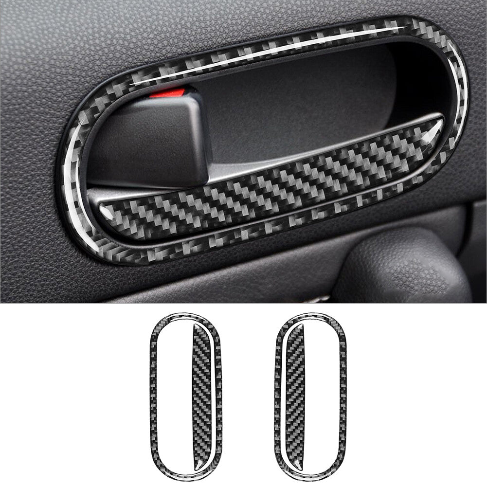 Suitable for RAV4 2019-2023 bright black striped side mirror rearview cover decoration- v
