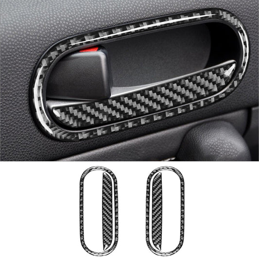 Suitable for RAV4 2019-2023 bright black striped side mirror rearview cover decoration- v