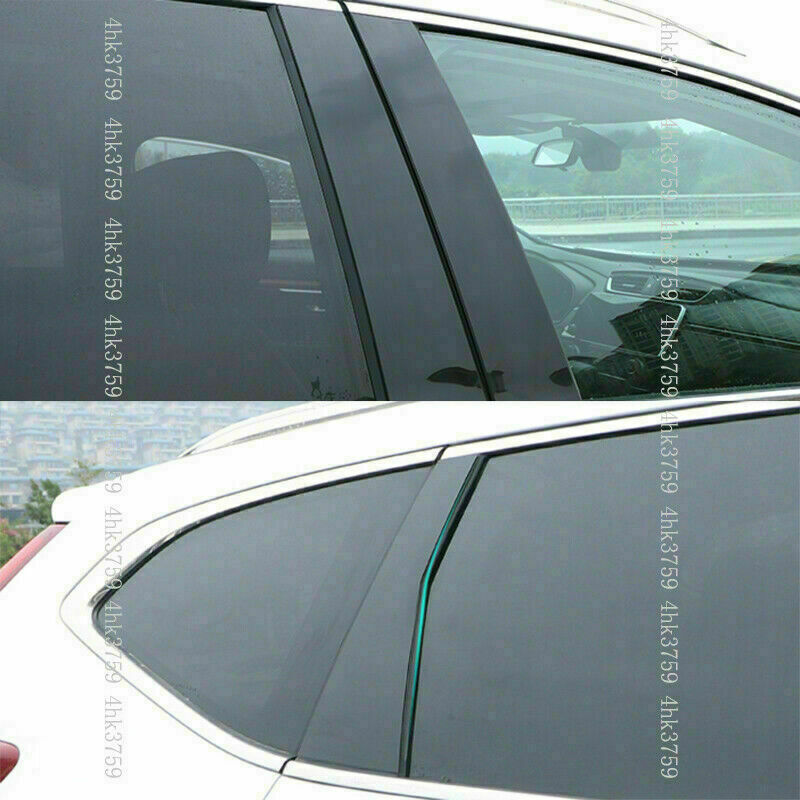 For Rogue 2017-2020 Silver Car Door Sill Scuff Plate Guard Panel Cover 4P v