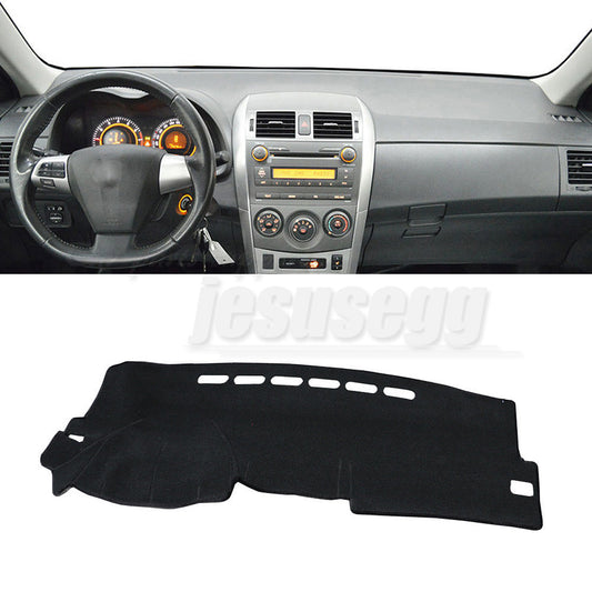 For 09-13 for Toyota for Corolla Interior Dashboard Cover Mat Sun Visor Shade Pad LHD
