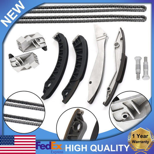 10-piece N62B timing chain kit, new, for E53, E60, E64, E65, E67, X5, 550i, 650i, 750i- n