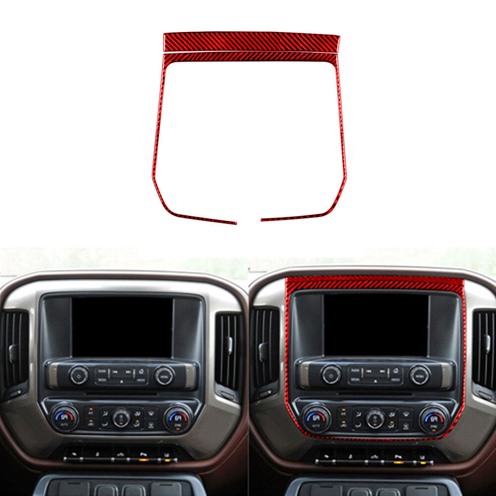 Carbon Fiber Passenger Storage Handle Cover Trim for Honda CRV CR-V 2015-2016 v