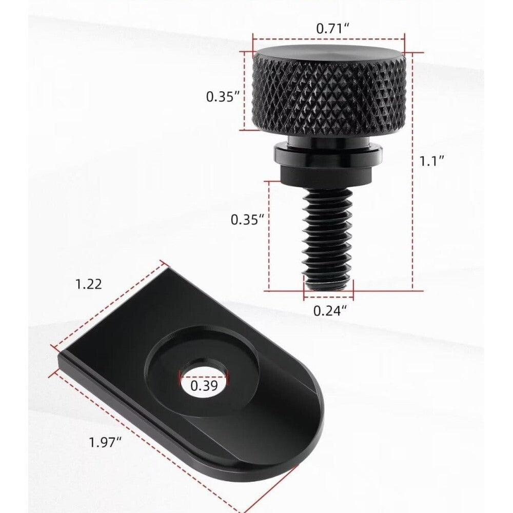 Rear fender for seat bolt clip screw mounting tool holder for Harley Sportster 1996 - 2013 