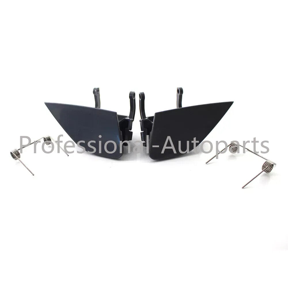 1Pair Bumper Headlight Washer Spray Nozzle Cover Cap for BMW 7 Series E66 05-08 Q
