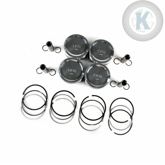 1.8T 4-piece piston and ring kit suitable for Audi A3, A4, and TT #06B107065N#
