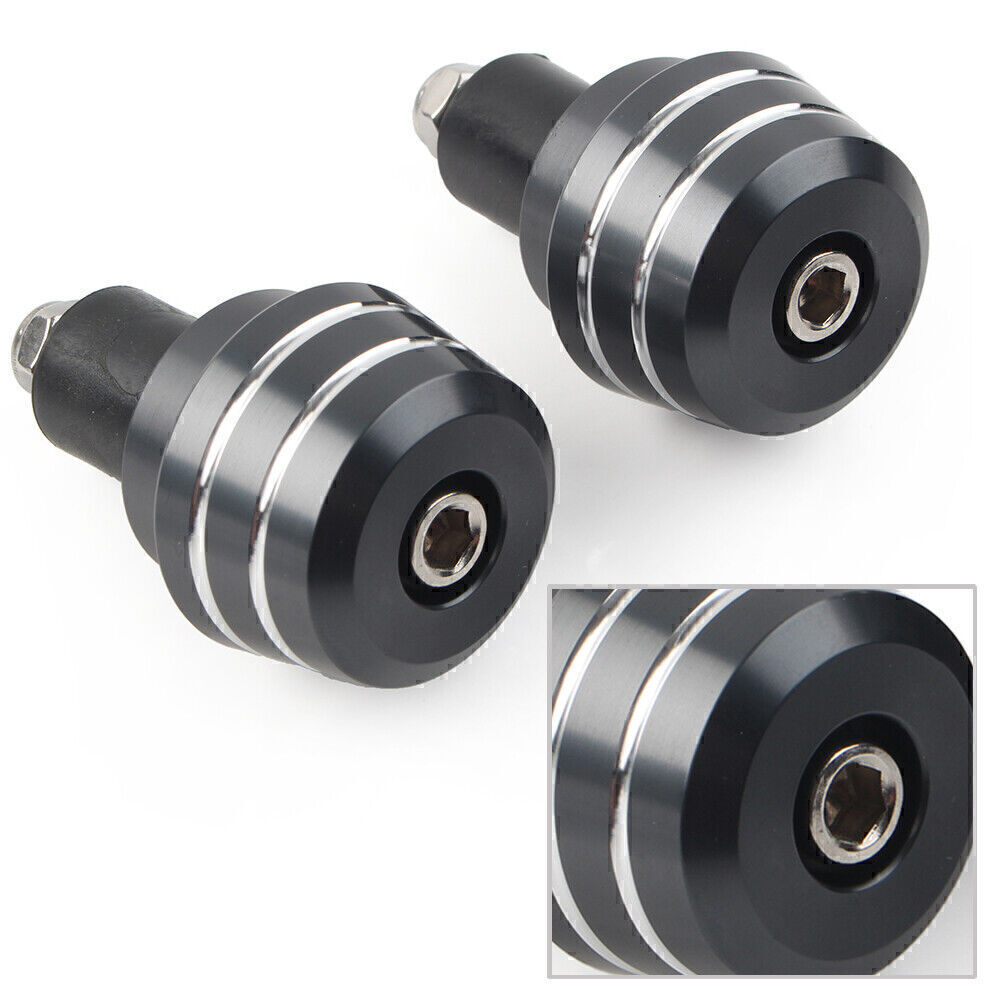 CNC Handle Bar Ends Vibration Reducing Plugs Grey Fit for Yamaha NMAX 125 150 155 Q