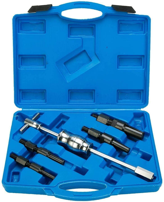 5 PC Inner Pilot Bearing Puller Tool Set Kit Remover Blind Internal Slide Hammer Q