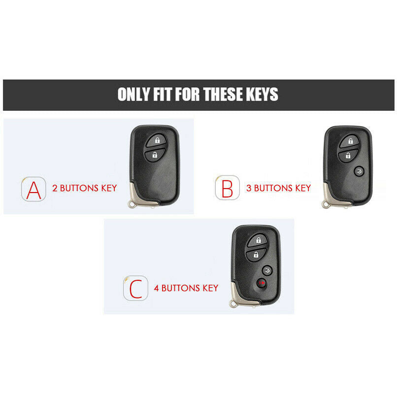Alloy leather car keychain shell protective cover suitable for Lexus UX for ES LC ES350 UX250 LS350 ES300h- v