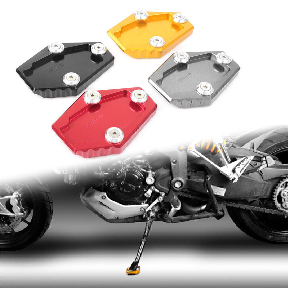Sidestand Kickstand Extension Stand Plate Pad Fit for DUCATI Multistrada 1200/1200S Q