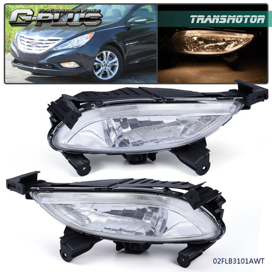 Fits 2011 - 2013 for Hyundai Sonata Front Bumper Fog Light Clear Light New - v