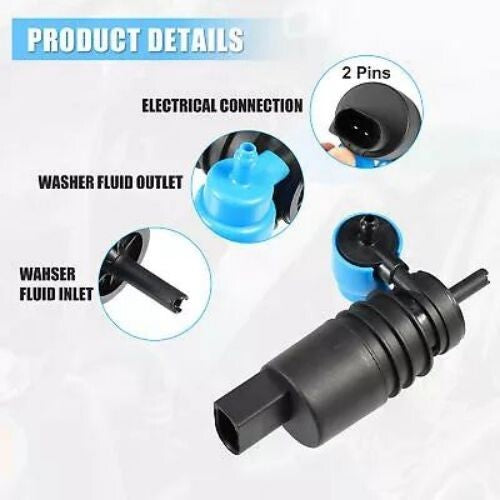3333955651 Windshield Washing Machine Motor Pump Suitable for Volkswagen for Jetta (1 item)