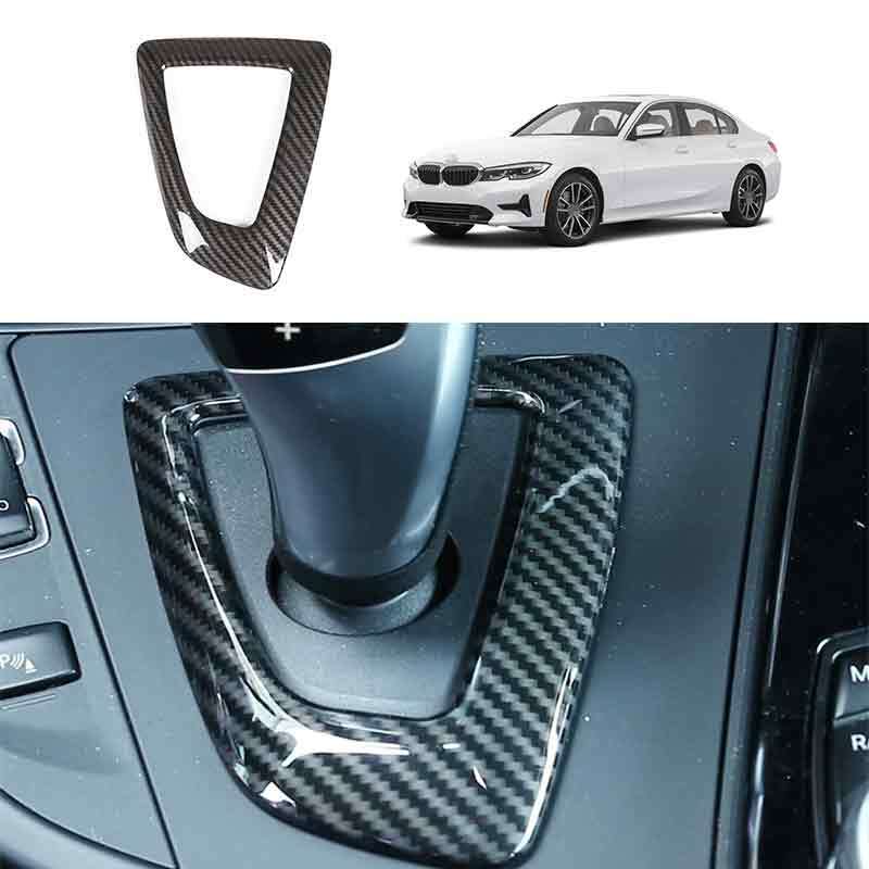 for BMW 3 4 Series GT 13-2019 Carbon Fiber Middle Console Gear Shift Frame Trim