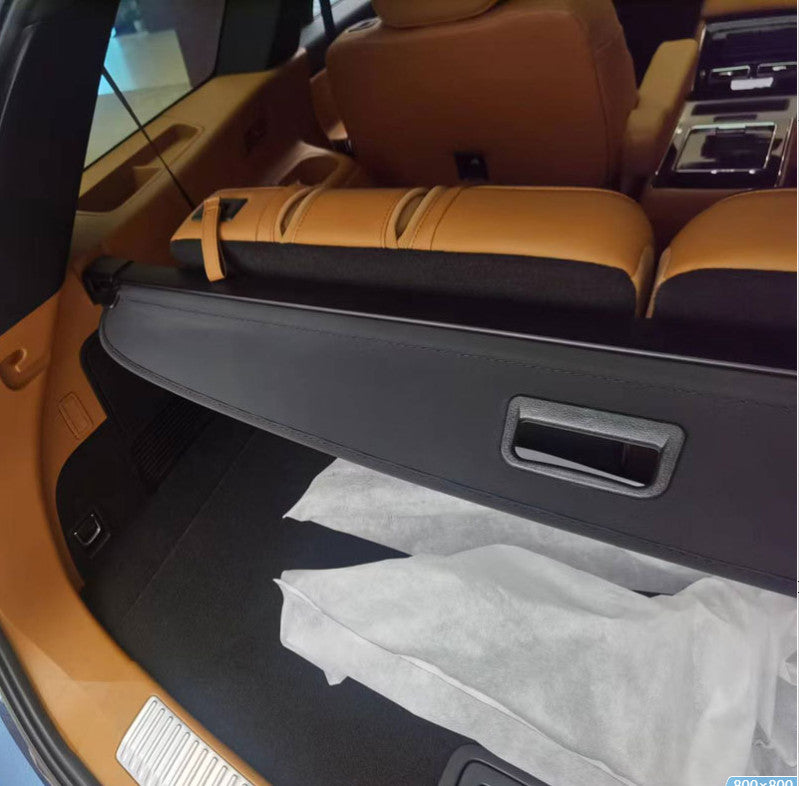 Car Rear Trunk Cargo Luggage Shade Cover Canvas for Lincoln Aviator 2021-2023