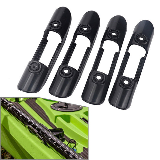 Black ABS kayak paddle holder with screws, 151mm  31.5mm, new. n