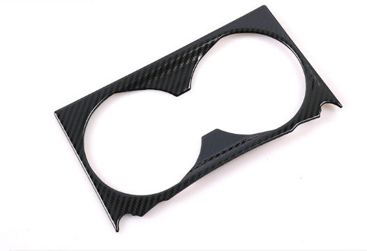 for Mazda CX-5 KF 2017-2021 Carbon Fiber Cup Holder Surrounds Cover Accessories