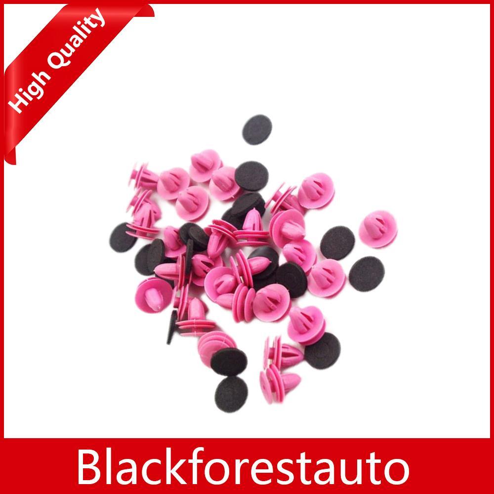 40pcs Fits for Hyundai for Kia Nylon Retainer Fastener Moulding Pink Clips 82315-27000
