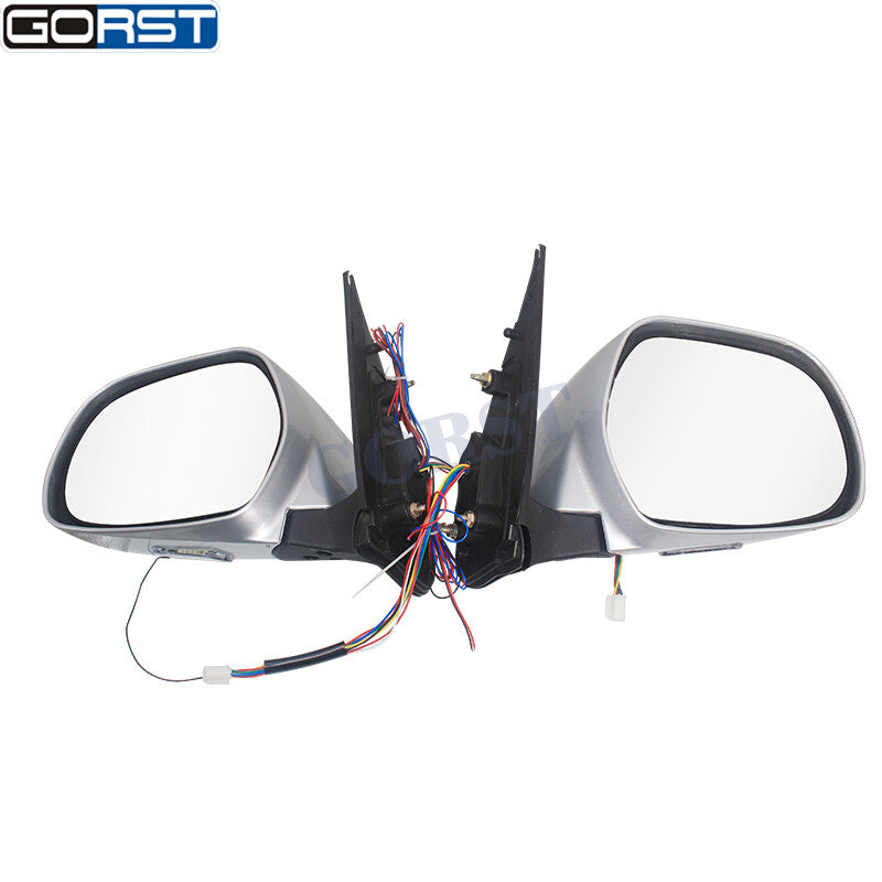 for Hiace Sliver Electric Reflector Rearview Mirror Exterior Led Light v