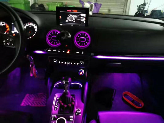 32 color Illuminated Retrofit LED ambient light for Audi A3 S3 RS3 8V 2014-2021 v