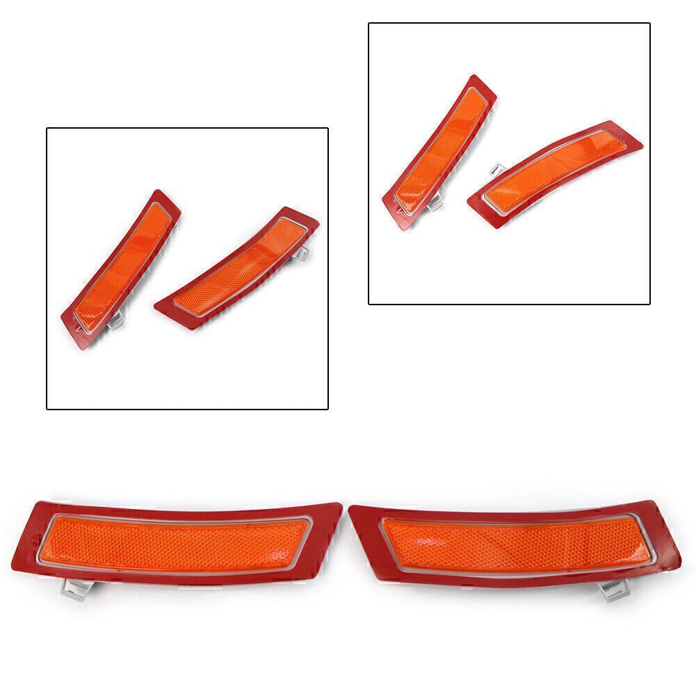 1Pair Car Front Bumper Marker Cover Reflector Light for BMW X5 E70 2011-13 2012