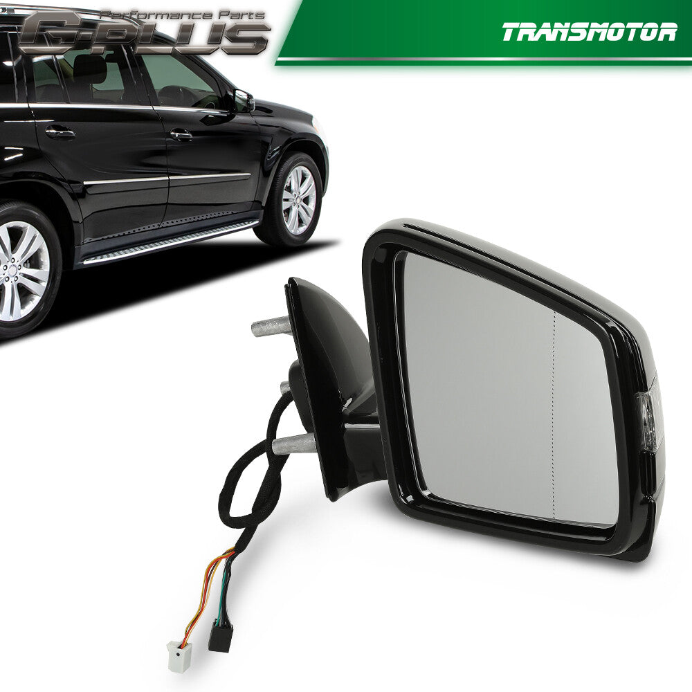 Black Right Mirror Passenger Side Fits for ML350 GL450 2010 - 2012- v
