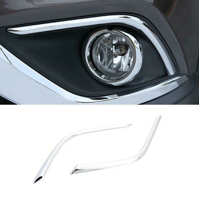 Decor Front Fog Lamp Light Eyebrow Cover Trim for Mitsubishi Outlander 2019-2021