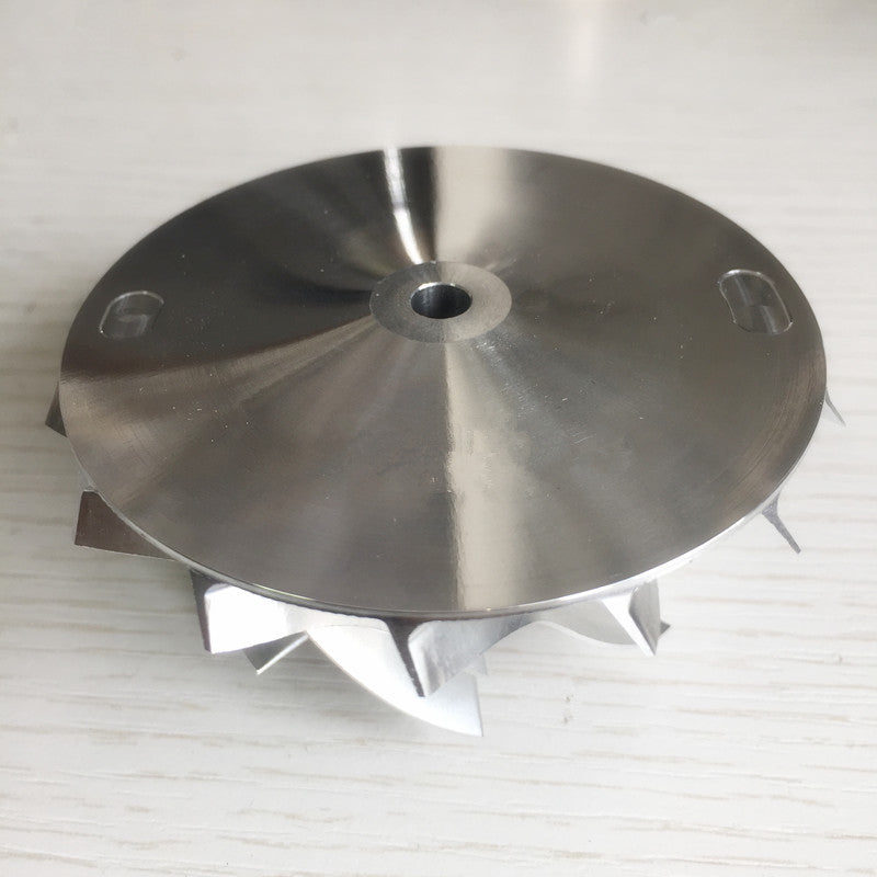 CT26 54.64/70.98 mm 7+7 insert turbine milling/bulk compressor wheel