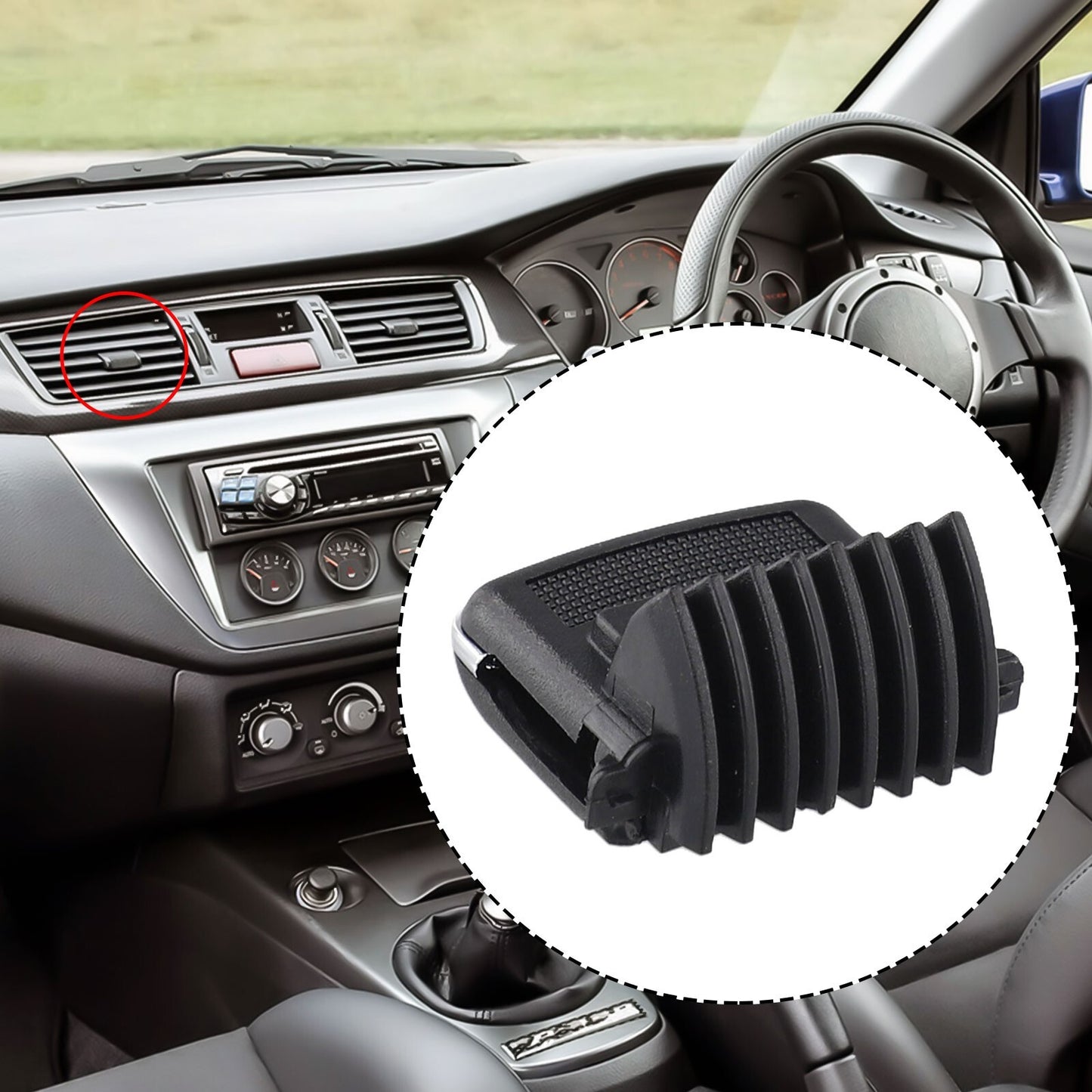 Center Contral A/C Air Vent Paddle Clip For Outlander Sport 2013-2018 New