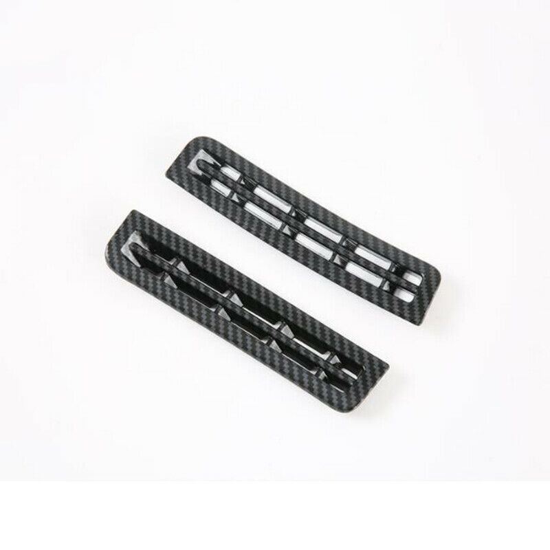 for Honda CR-V CRV 2023-2024 Carbon Fiber Rear Water Cup Holder frame Cover Trim v