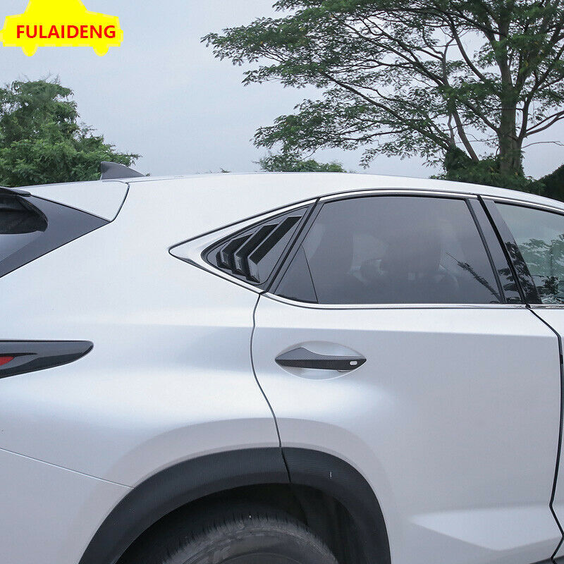 for Lexus NX200t 300h 15-2021 Carbon Fiber Side Window Vents Louver Shield Cover