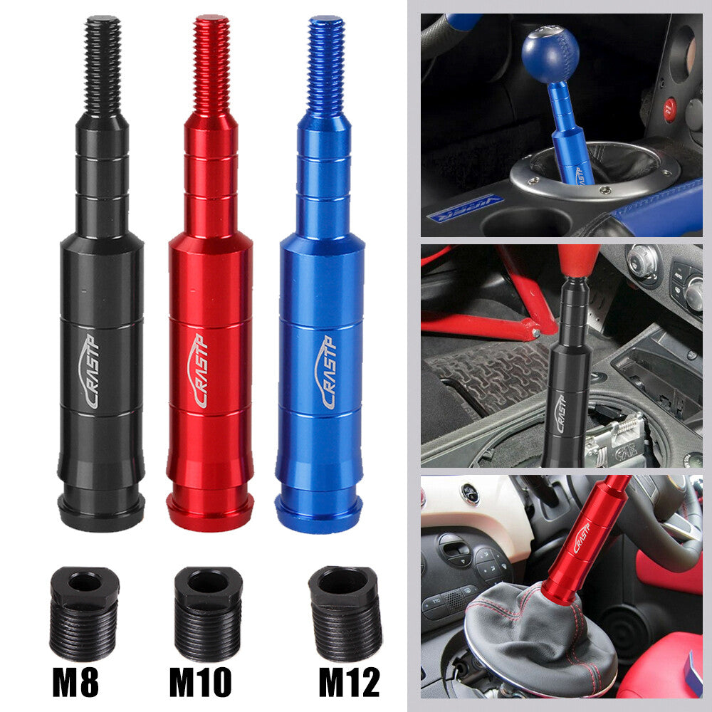 Black Shift Knob Extension for Gear Shifter Lever M101.5 Extender