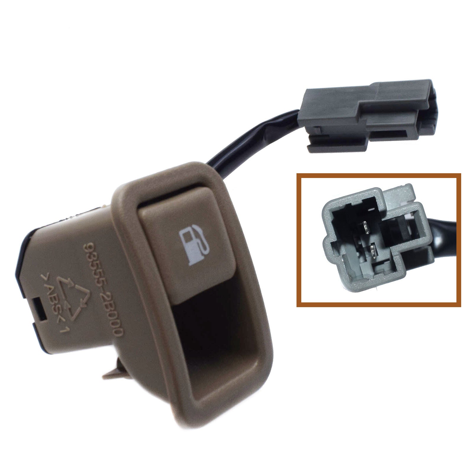Fuel gas valve release switch, beige, 93555-2B000J9, suitable for Hyundai Santa Fe 2007-2009- n