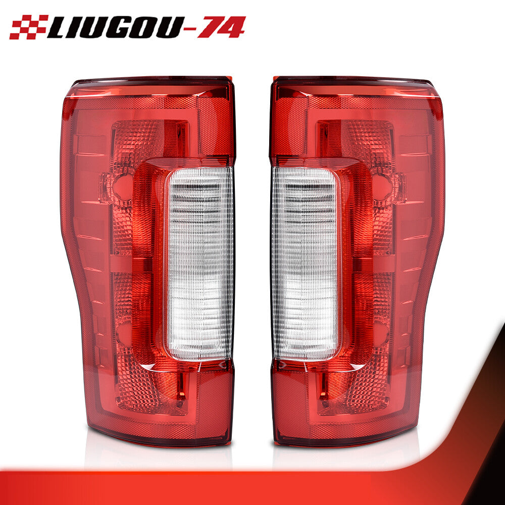 Suitable for 2017-2019 /F350 Super Duty with blind spot red taillights and LED- v