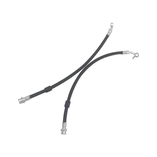 2Pcs Rear Brake Hydraulic Hose Left+Right Black For Edge MKX 2011-2015 Q