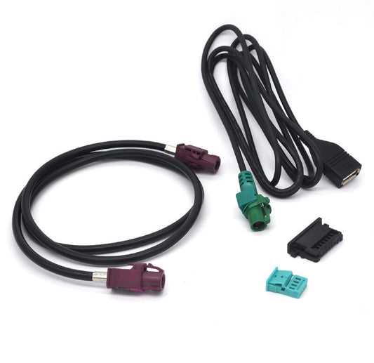 Retrofit CID CIC Navigation SAT NAV Cable USB VIDEO Power For E60 E90 E63 v