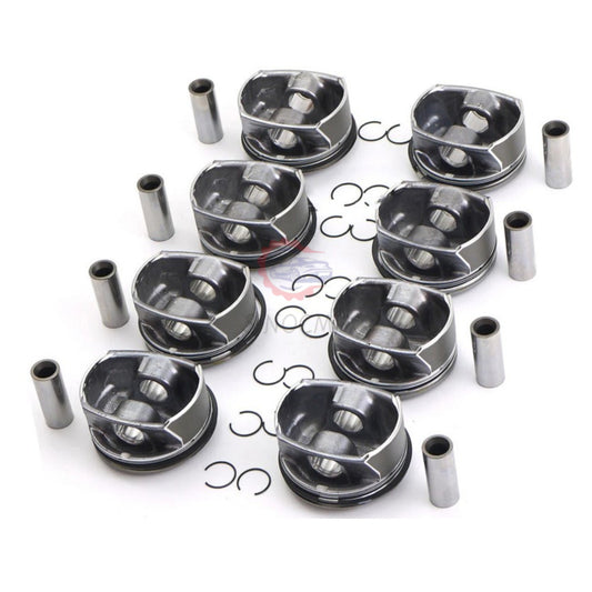 N62 4.4L 8pcs Pistons  Rings Kit for BMW 545i 645Ci 745i X5 E53 E60 E63 E61 E65