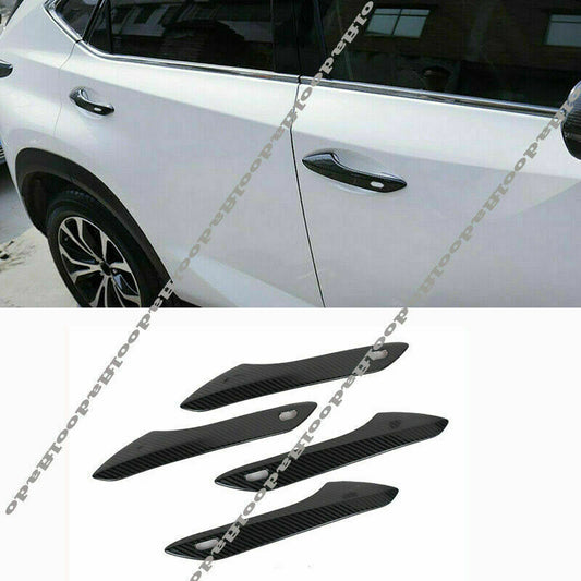 4P for Lexus RX350 350L 450h 450L 2016-2021 Carbon fiber Door Handles Cover Trim