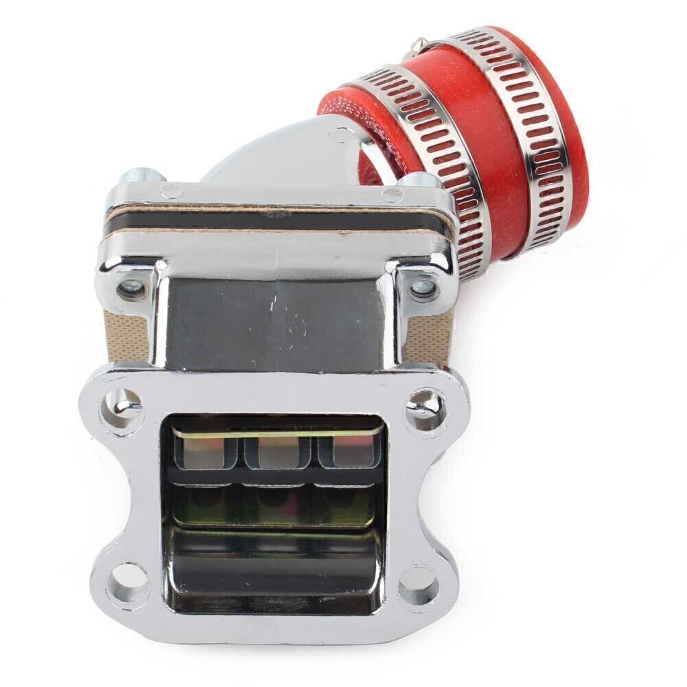 Red 35mm Carburetor Intake Interface Valve Fit for Honda DIO 50 17 18 27 28 Period Q